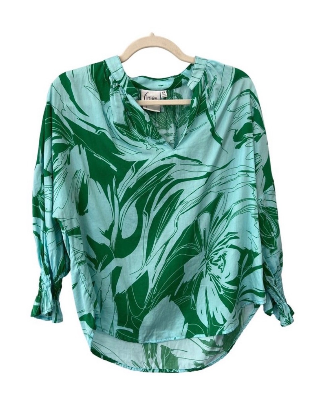 Finely Palm Springs Botanical blouse | XSmall